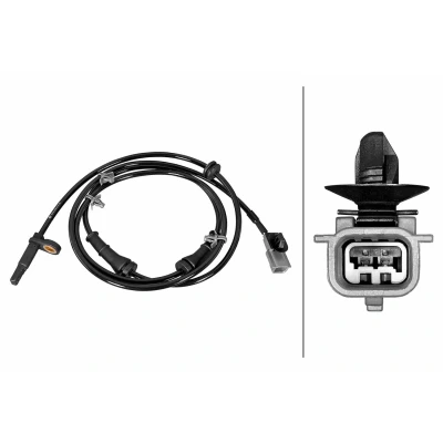Bilde av HELLA 6PU 358 219 061 ABS Sensor med klammer Hall prinsipp 2 500