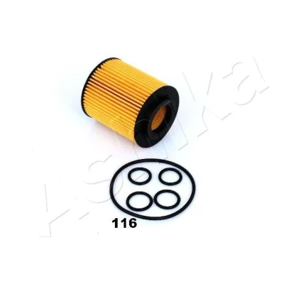 Bilde av ASHIKA 10 ECO116 Oljefilter Filterinnsats OPEL: Astra J Hatchback, H Caravan, Corsa D CHEVROLET: Cruze Stasjonsvogn, Trax