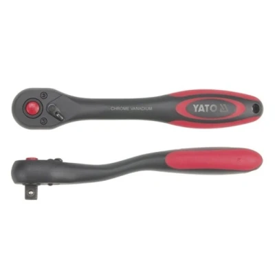 Bilde av YATO YT 0294 Reversibel skralle 72 10 (3/8&quot;) 202 Krom vanadium stål