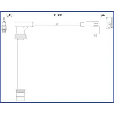 Bilde av HITACHI 134518 Pluggledninger