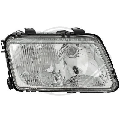 Bilde av DIEDERICHS 1030980 Frontlykter høyre H1, H1/H7, H7 uten tåkelykt AUDI: A3 Hatchback