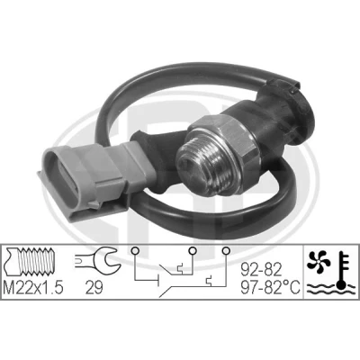 Bilde av VEMO V46 73 0059 Temperaturbryter, radiator ventilator M 22x1,5