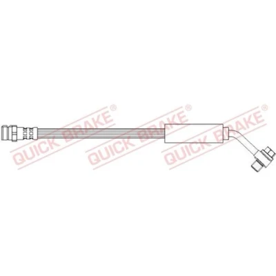 Bilde av Bremseslange, Høyre bakaksel, Venstre audi,seat,skoda,vw, 5Q0611775G, 5WA611775