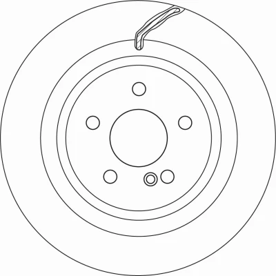 Bilde av TRW DF6826S Bremseskiver 320 24 5 112 ventilert spraylakkert MERCEDES BENZ: E Klasse T modell, Sedan, CLS Coupé