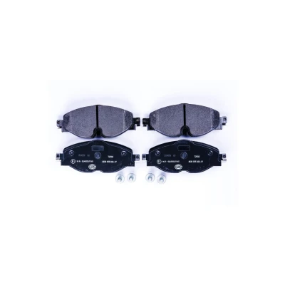 Bilde av HELLA 8DB 355 023 171 Bremseklosser klargjort for slitasjeindikator med bremsecaliperskruer VOLKSWAGEN: Golf 7, Passat B8 Variant, 7 Variant