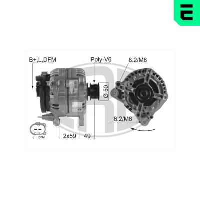 Bilde av Dynamo, audi,seat,skoda,vw, 037 903 025 M, T, 047 015 H, 018 A, AX
