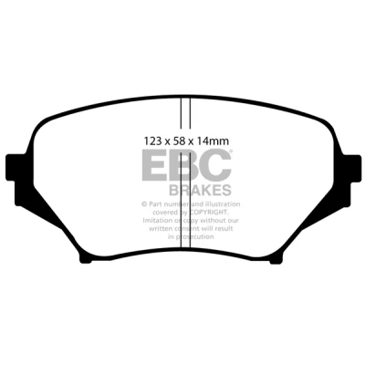 Bilde av Bremseklosser sett EBC Brakes DP51774NDX