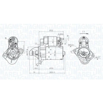 Bilde av Starter, chevrolet,daewoo,fiat,opel,saab,vauxhall, 1202217, 25192447, 25194634, 25196021, 25198414, 25200067, 55566800, 55576954, 555789