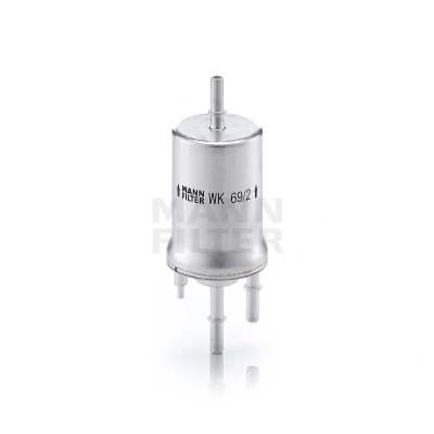 Bilde av MANN FILTER WK 69/2 Drivstoffilter ledningsfilter, med integrert trykkregulator 8 VOLKSWAGEN: Polo V Hatchback, Touran I, Golf 5, SKODA: Fabia 2
