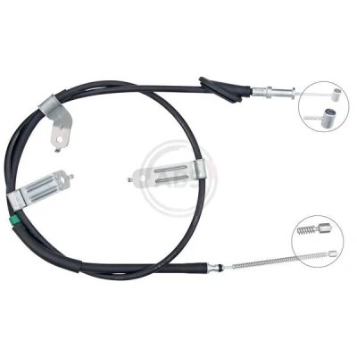 Bilde av Kabel, parkeringsbremse, Høyre bak, subaru forester, 26051FG040