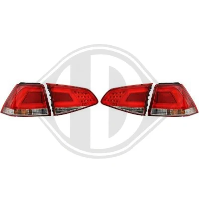 Bilde av DIEDERICHS HD Tuning 2216898 baklyssett VOLKSWAGEN: Golf 7