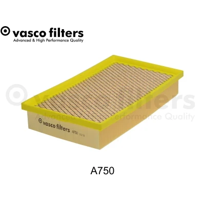 Bilde av DAVID VASCO A750 Luftfilter firkantet Filterinnsats med integrert gitter FORD: Transit Connect Mk1 Van, Focus Stasjonsvogn, Hatchback