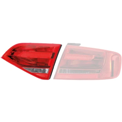 Bilde av HELLA 2TZ 009 687 111 Baklykter venstre indre del P21W, W16W 12 transparent, Rød med lyspære pæreholder AUDI: A4 B8 Sedan