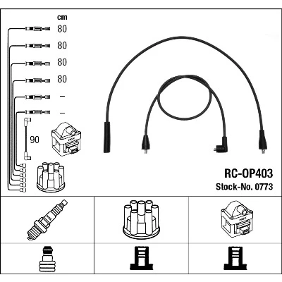 Bilde av NGK 0773 Pluggledninger 5