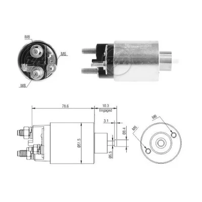 Bilde av ERA ZM3795 Magnetbryter, starter