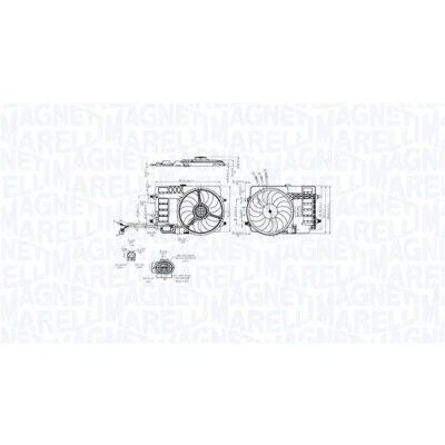 Bilde av MAGNETI MARELLI 069422858010 Kjølevifte 398 12 234 MINI: Hatchback