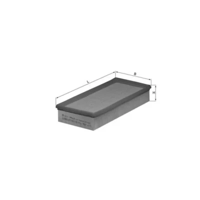 Bilde av MAHLE ORIGINAL LX 408 Luftfilter 57,0 150 325,0, 325,0 Filterinnsats BMW: 5 Sedan, Touring
