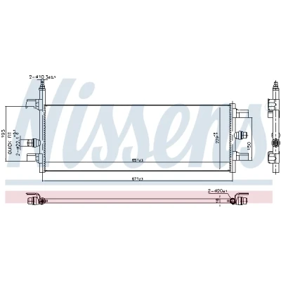 Bilde av kjøler, drivbatteri, bmw 2 active tourer [f45], x1 [f48], x2 [f39], mini countryman, 17117634563, 7634563