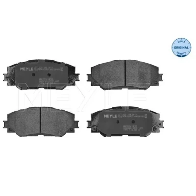 Bilde av MEYLE 025 243 3617 Bremseklosser ORIGINAL Quality framaksel ikke klargjort for slitasjeindikator med antihyle blikk TOYOTA: Auris Hatchback