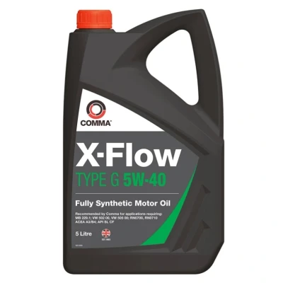 Bilde av Comma X Flow G 5W 40 5l Motorolje XFG5L VOLKSWAGEN: Polo IV Hatchback, Transporter 5, Touran I, AUDI: A3 Sportback, A6 C6 Avant, A4 B7 Avant
