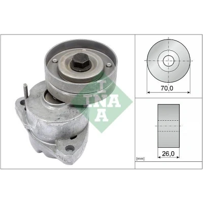 Bilde av INA 534 0118 20 Spennarm, kilerem med ribber OPEL: Antara