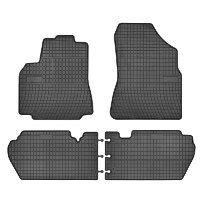 Bilde av FROGUM 0633 Gulvmatte sett gummi foran og bak 4 svart Skreddersydd CITROËN: Berlingo II, II Van, Flatvogn lastebil/Chassis