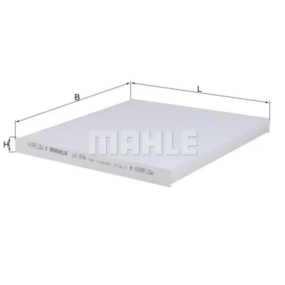 Bilde av Kupéfilter MAHLE ORIGINAL LA 876