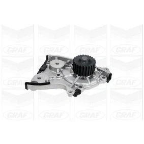 Bilde av GRAF PA1015 Vannpumpe 25 med tetning mekanisk stålplate 62,24 for tannremdrift MAZDA: B Serie Pick up, 626 III Hatchback, KIA: Sportage I