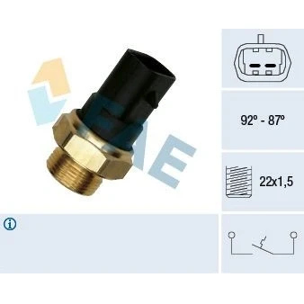 Bilde av FAE 37220 Temperaturbryter, radiator ventilator ALFA ROMEO: 33 Hatchback