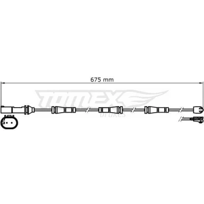 Bilde av TOMEX brakes TX 31 35 Bremsebeleggslitasje BMW: 3 Touring, Sedan, 1 Hatchback