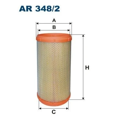 Bilde av FILTRON AR 348/2 Luftfilter 282 149 Filterinnsats ALFA ROMEO: GTV
