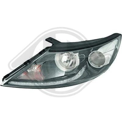 Bilde av DIEDERICHS 6522883 Frontlykter venstre LED, H7/H7 for høyrekjøring med elektromotor KIA: Sportage III