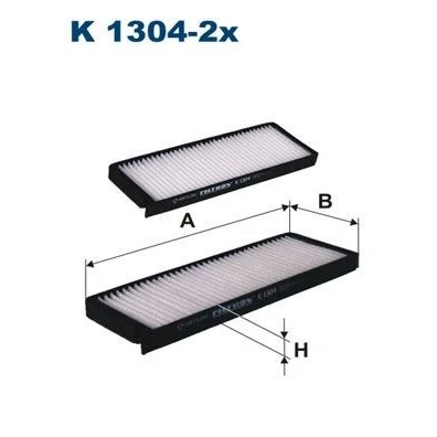 Bilde av FILTRON K 1304 2x Kupéfilter Partikkelfilter 277 101 20 SSANGYONG: Rexton / 2, Rexton, W