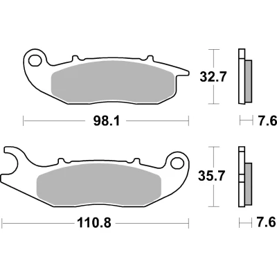 Bilde av BREMBO Carbon Ceramic, Road Bremseklosser foran og bak 07GR03CC