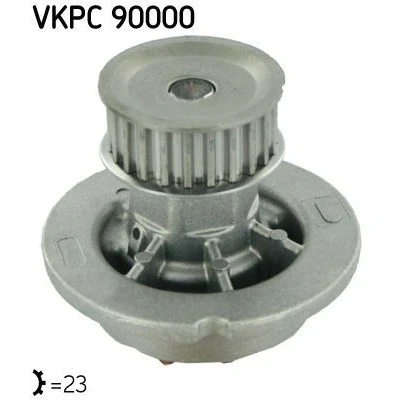 Bilde av SKF VKPC 90000 Vannpumpe 23 med tetning Metall for tannremdrift