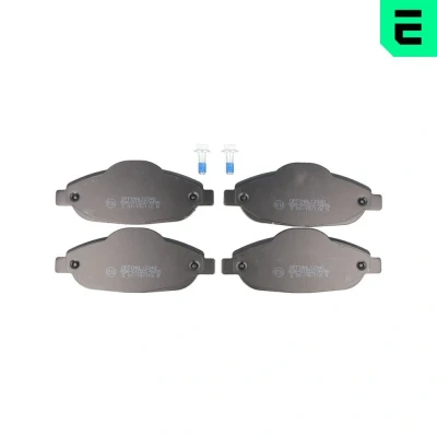 Bilde av OPTIMAL BP 12340 Bremseklosser framaksel ikke klargjort for slitasjeindikator med bremsecaliperskruer PEUGEOT: 3008 I, 308 I Hatchback, SW
