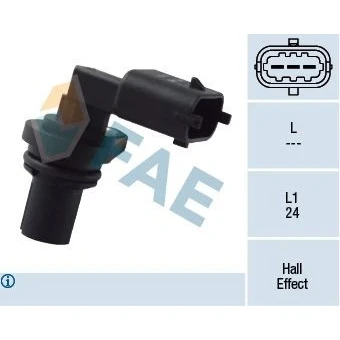 Bilde av Sensor, kamakselposisjon, alfa romeo,fiat,opel, 1247862, 1525WY, 25192205, 55352609, 6235697, 6238241, 9670329180, PC 815