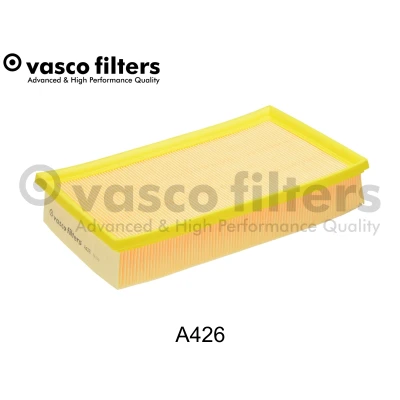 Bilde av DAVID VASCO A426 Luftfilter firkantet Filterinnsats AUDI: A6 C4 Avant, 100 Sedan, VOLKSWAGEN: GOLF 1 Cabriolet, 2