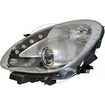 Bilde av DIEDERICHS 3042081 Frontlykter venstre H7, H7/H1, H1 med motor for høydejustering hovedlys ALFA ROMEO: Giulietta Hatchback