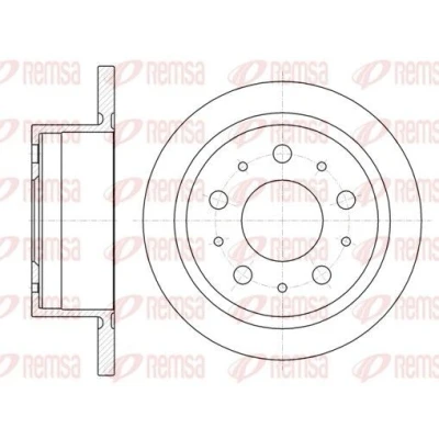 Bilde av REMSA 61057.00 Bremseskiver bakaksel 299,7, 299,7 16 5 fullt ut FIAT: Ducato III Flatvogn lastebil / Chassis, Minibuss, Van