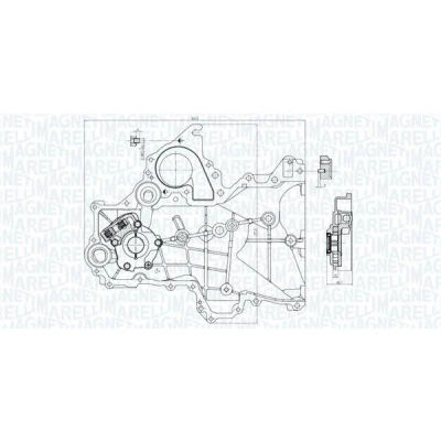 Bilde av Oljepumpe MAGNETI MARELLI 351516000155