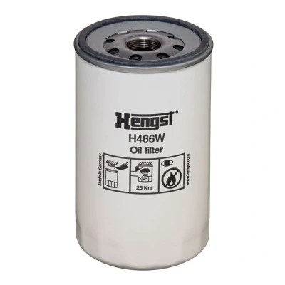 Bilde av HENGST FILTER H466W Oljefilter 1 1/8 16UN Påskruingsfilter