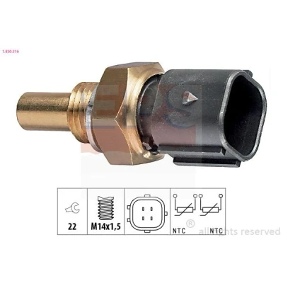 Bilde av Kjølevæsketemperatursensor, mercedes benz,vw, 011 542 51 17, 2D0 919 369, A011 17