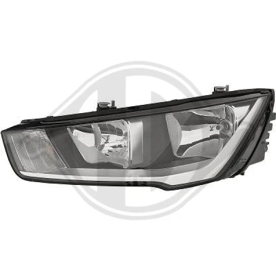 Bilde av DIEDERICHS 1080181 Frontlykter venstre H7, H15 med motor for høydejustering hovedlys AUDI: A1 Hatchback