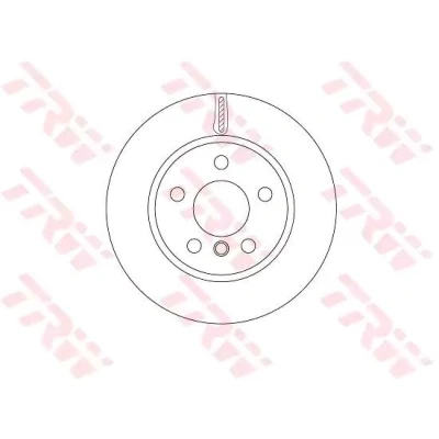 Bilde av TRW DF6799 Bremseskiver 280 22 5 112 ventilert spraylakkert BMW: 2 Active Tourer, MINI: Hatchback