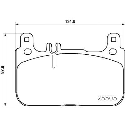 Bilde av Bremseklosser sett BREMBO P 50 128