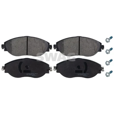 Bilde av SWAG 33 10 0088 Bremseklosser framaksel med skruesett VOLKSWAGEN: Passat B8 Variant, Alltrack, Tiguan Allspace