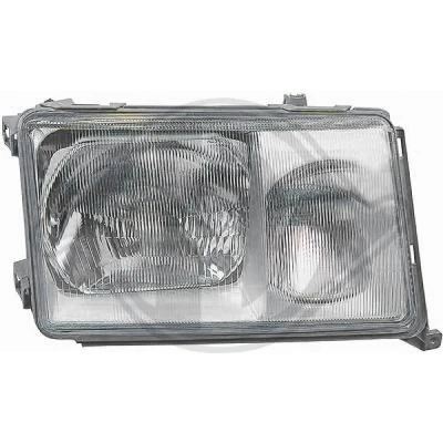Bilde av DIEDERICHS 1612980 Frontlykter høyre H4, H4/H3, H3 MERCEDES BENZ: W124 Sedan, Stasjonsvogn