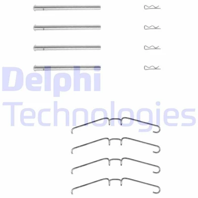 Bilde av DELPHI LX0157 Tibehørsett, skivebremse belegg
