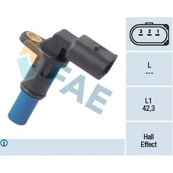 Bilde av Sensor, tenningsimpuls, audi,seat,skoda,vw, 06B 905 163 A, 42075383